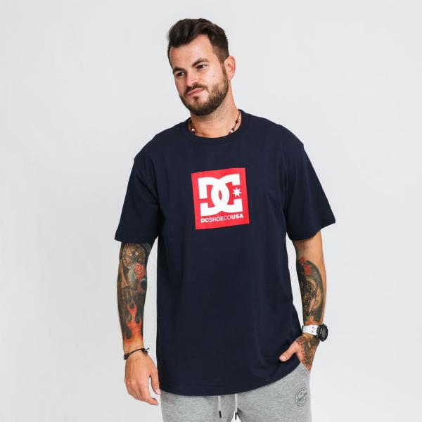 Tričko s krátkým rukávem DC Square Star Tee navy