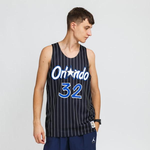 Dres Mitchell & Ness NBA Reversable Payer Tank Magic Shaquille O'Neal černý / modrý