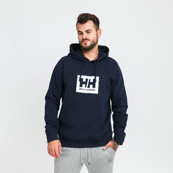 Mikina Helly Hansen Box Hoodie Navy