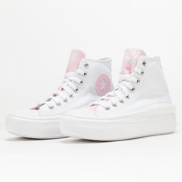 Converse Chuck Taylor All Star Move Hi white / pink foam / white