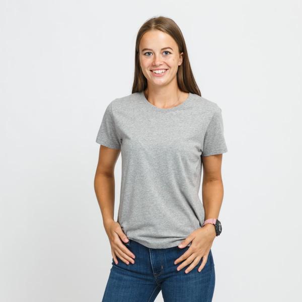 Dámské tričko Colorful Standard Women Light Organic Tee melange šedé