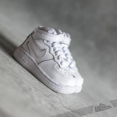 Nike Force 1 Mid (TD) White/ White-White