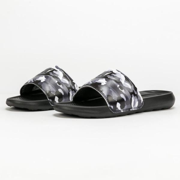 Pantofle Nike Victori One Slide Print black / black - grey fog