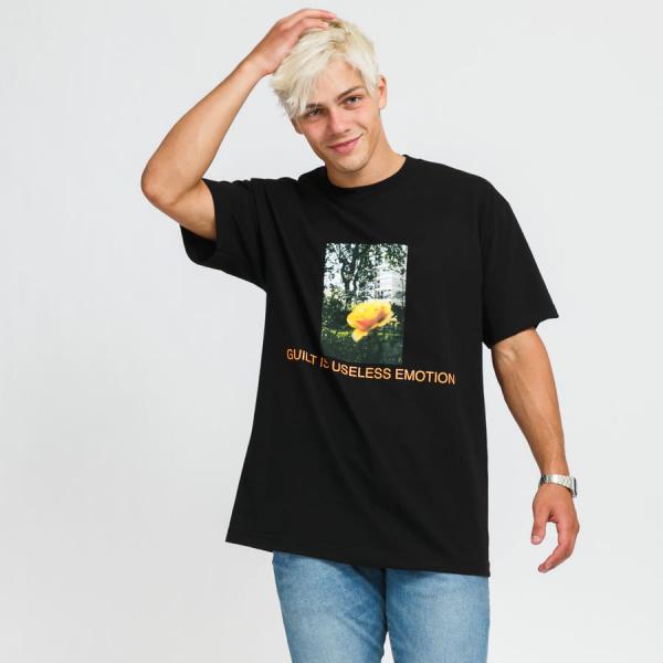 Tričko s krátkým rukávem PLEASURES Guilt Tee černé