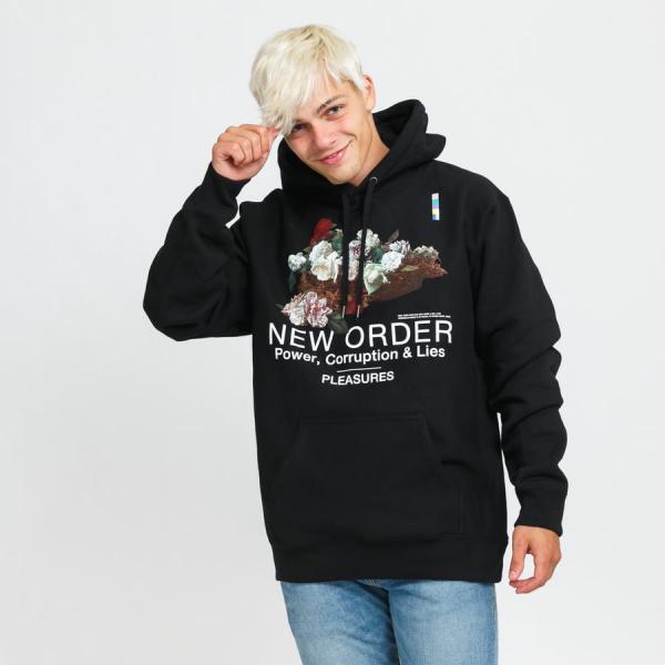 Mikina PLEASURES Power Premium Hoody černá