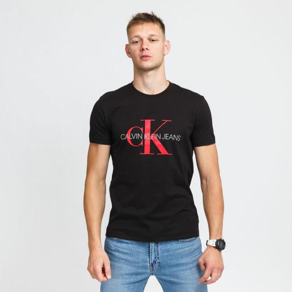 Tričko s krátkým rukávem CALVIN KLEIN JEANS Seasonal Monogram Tee černé