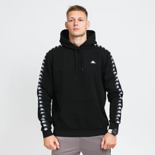 Mikina Kappa Joder Hoodie černá