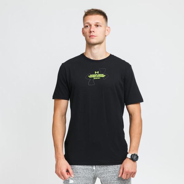 Tričko s krátkým rukávem Under Armour Basketball Photo SS Tee Black / White
