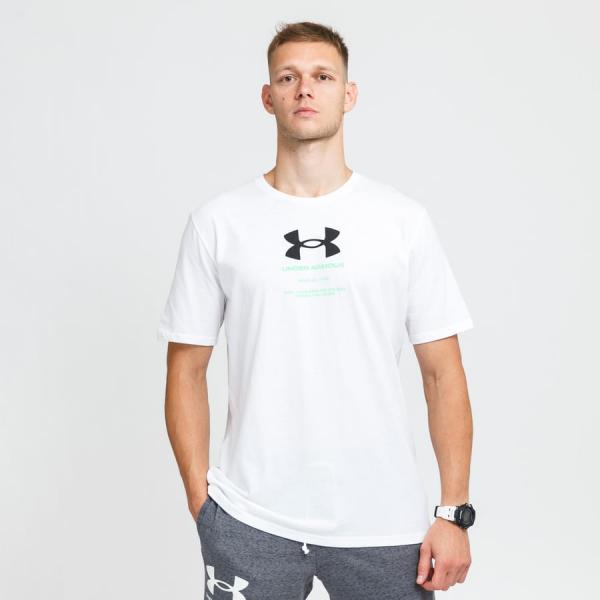 Tričko s krátkým rukávem Under Armour Engineered Symbol SS White