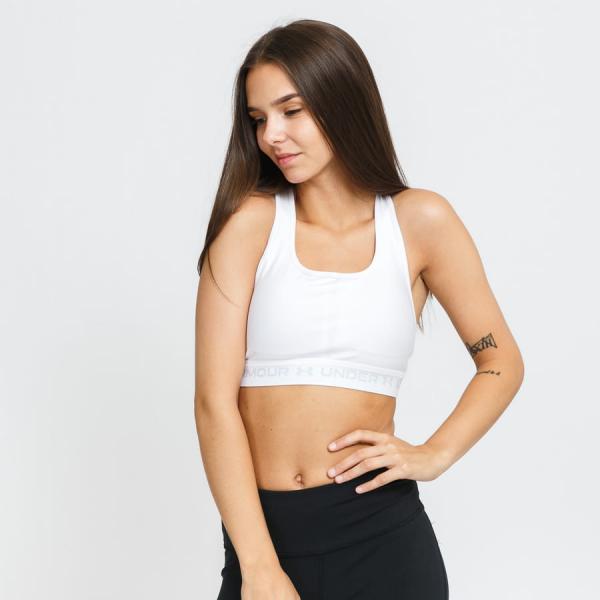Podprsenka Under Armour Crossback Mid Bra White S