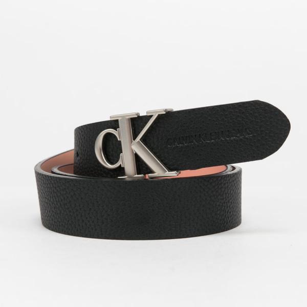 Pásek CALVIN KLEIN JEANS W Rev Monogram Belt 30MM černý