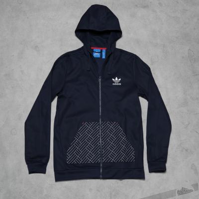 adidas Budo Zip Hoody Blue