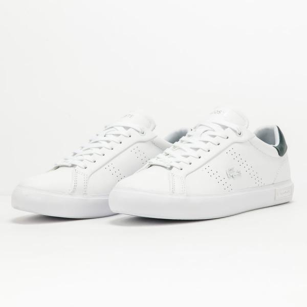 LACOSTE W Powercourt 2.0 Leather wht / dk grn