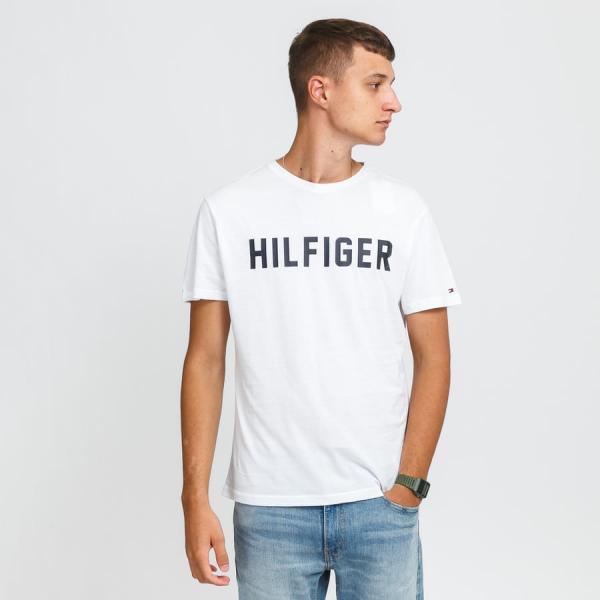 Tričko s krátkým rukávem Tommy Hilfiger CN SS Tee White