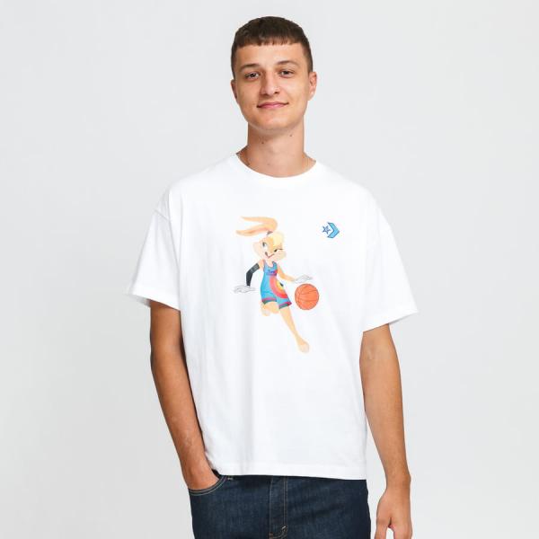 Tričko s krátkým rukávem Converse Space Jam A New Legacy Tee bílé