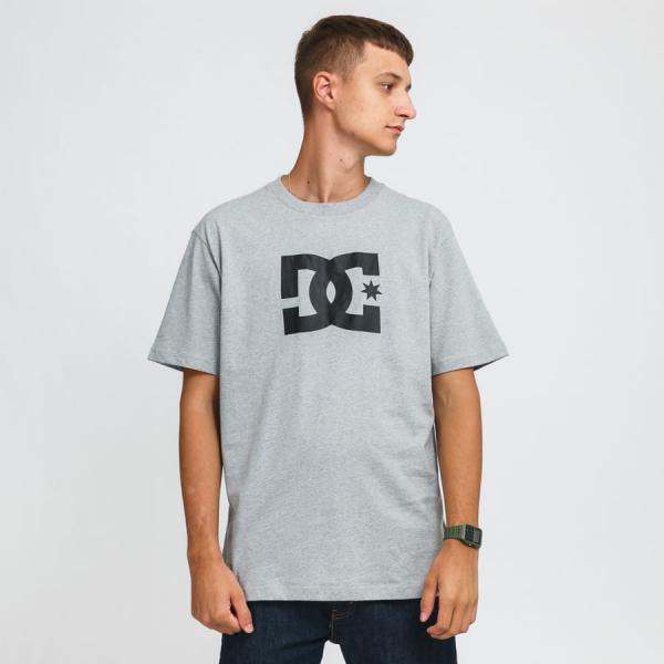 Tričko s krátkým rukávem DC Star Tee melange šedé