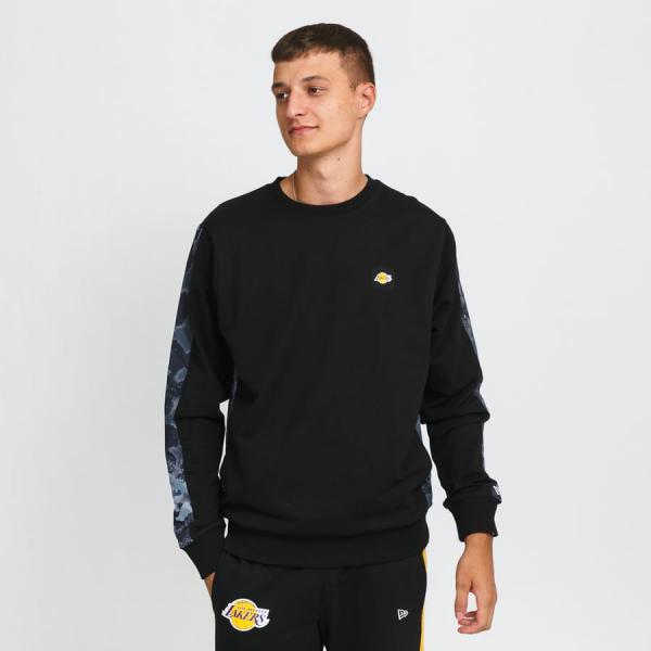 Mikina New Era NBA Outdoor Utility Panel Crew LA Lakers černá