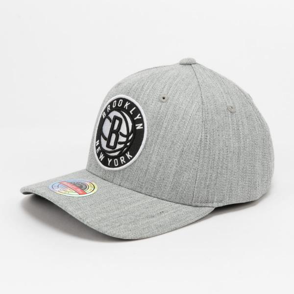 Snapback Mitchell & Ness NBA Team Heather Stretch Snapback Nets melange šedá / černá