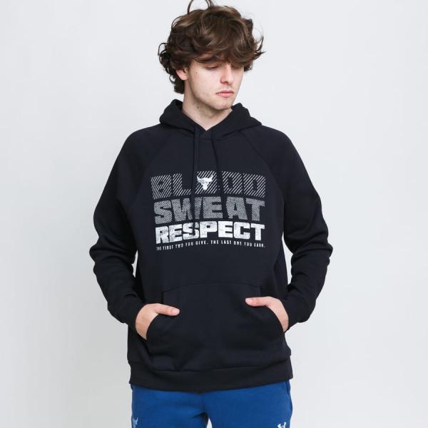 Mikina Under Armour Project Rock Rival Fleece Hoodie černá