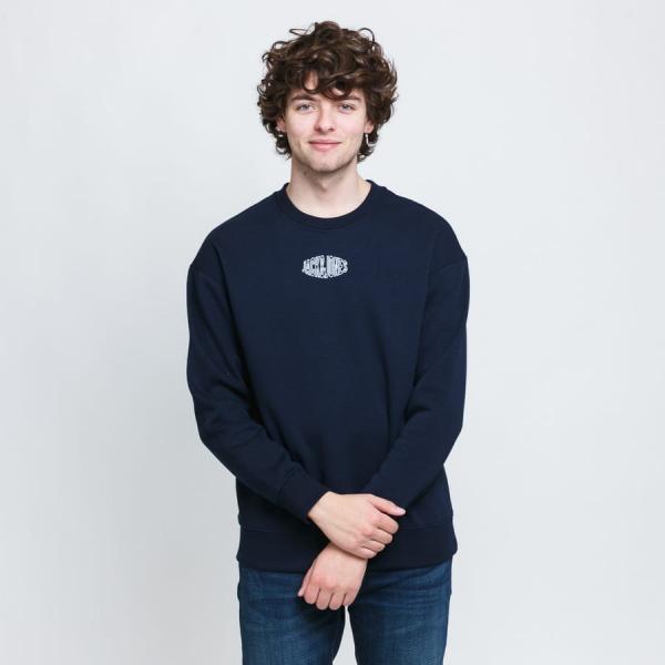 Mikina Jack & Jones Jorworld Sweat Crewneck Navy