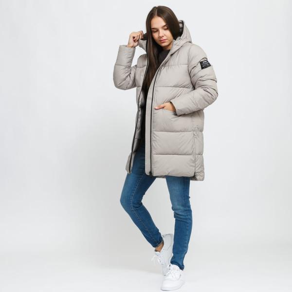 Dámská zimní bunda Ecoalf Marangalf Jacket šedá