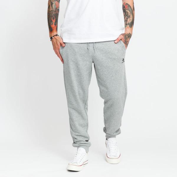 Tepláky Converse M Embroidered Jogger FT melange šedé