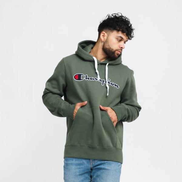 Mikina Champion Heavy Combed Organic Cotton Hoodie olivová