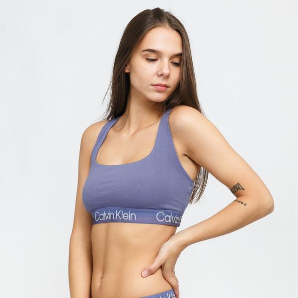 Podprsenka Calvin Klein Unlined Bralette Purple