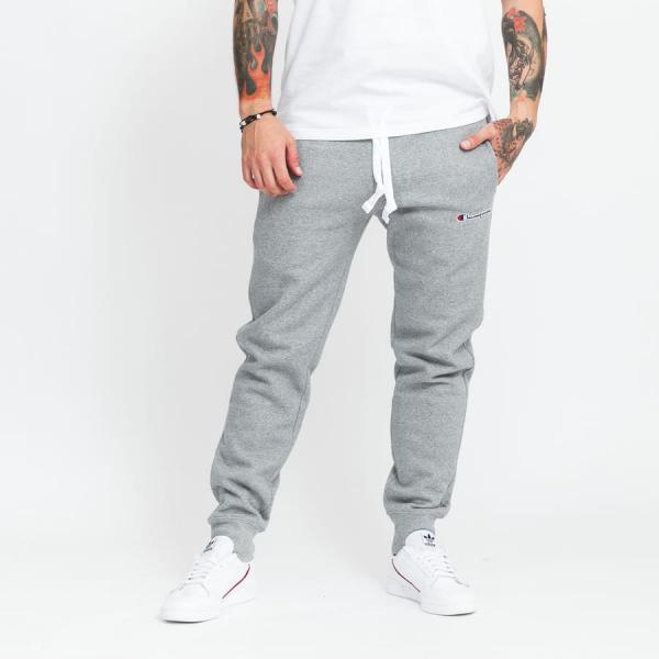 Tepláky Champion Rib Cuff Pants melange šedé
