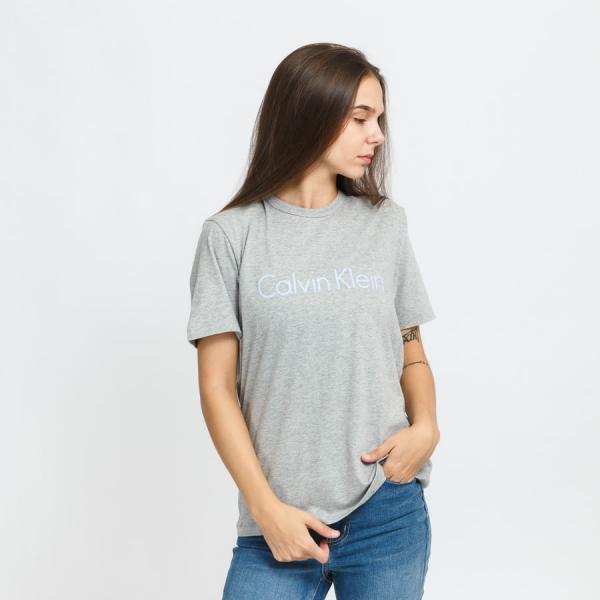 Dámské tričko Calvin Klein SS Crew Neck Grey