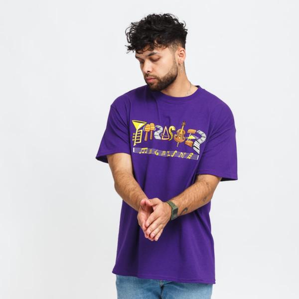 Tričko s krátkým rukávem Thrasher Fillmore Tee fialové