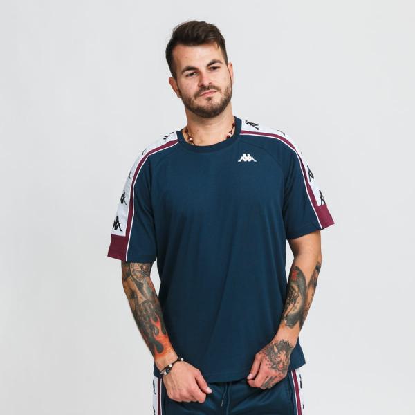 Tričko s krátkým rukávem Kappa Banda 10 Arset Navy