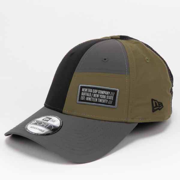 Kšiltovka New Era 940 Multi Panel Mew Era tmavě šedá / olivová / černá