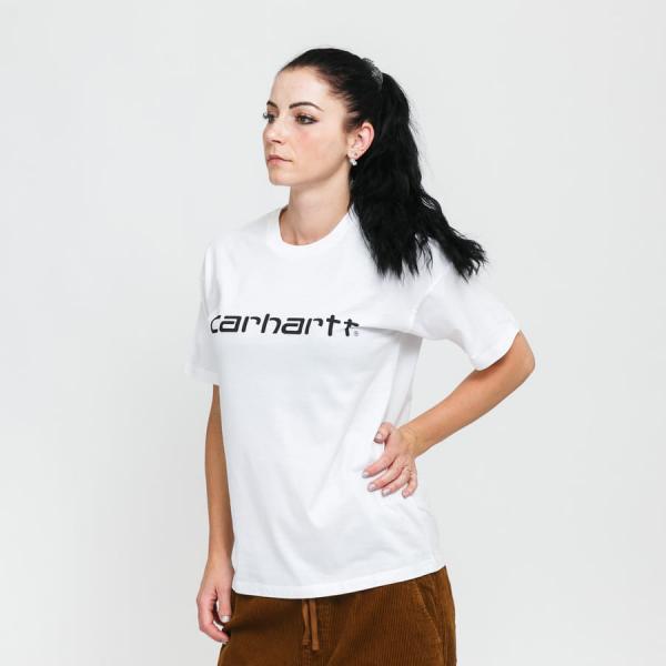 Dámské tričko Carhartt WIP W' SS Script T-shirt bílé