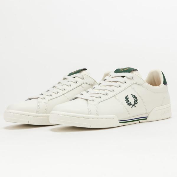FRED PERRY B722 Leather porcelain