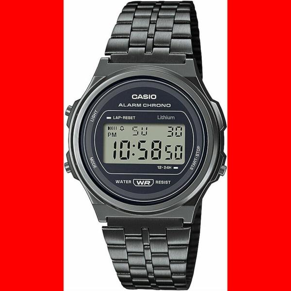 Hodinky Casio A 171WEGG-1AEF Black