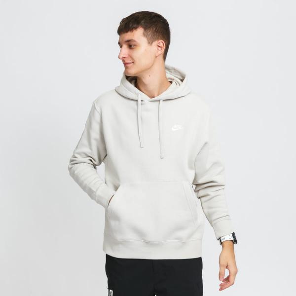 Mikina Nike M NSW Club Hoodie PO BB Grey