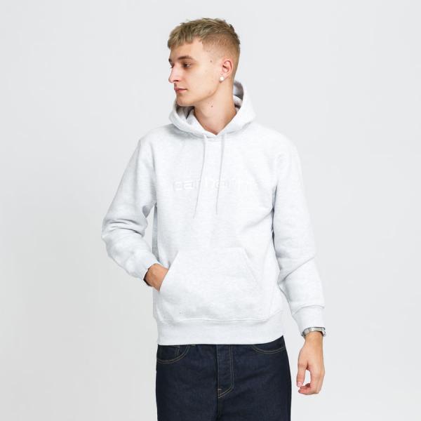 Mikina Carhartt WIP Hooded Carhartt Sweat Grey