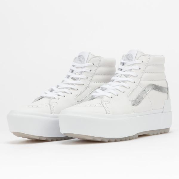 Tenisky Vans SK8 - Hi Stacked True White/ Metallic Silver EUR 42.5