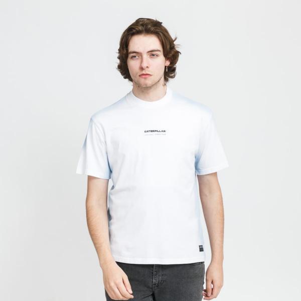 Tričko CATERPILLAR Freeze Tee White/ Light Blue M