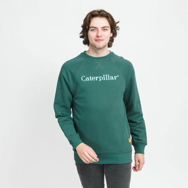 CATERPILLAR Embroidery Roundneck Dark Green
