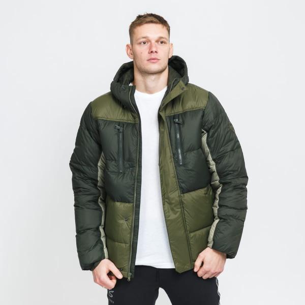 Pánská zimní bunda Under Armour CGI Down Blocked Jacket olivová