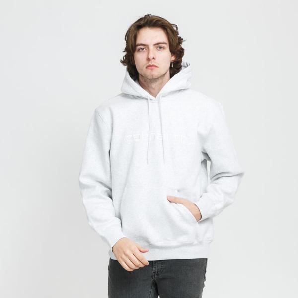 Mikina Carhartt WIP Hooded Carhartt Sweat Grey