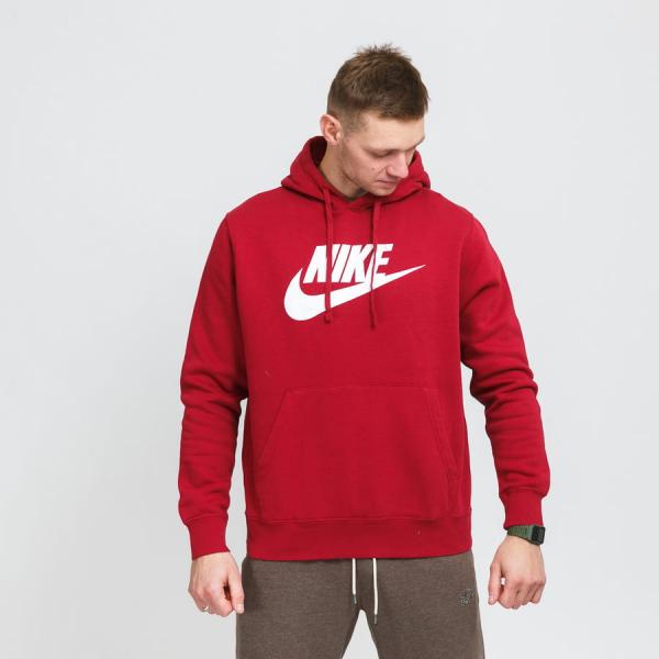Mikina Nike M NSW Club Hoodie PO BB vínová