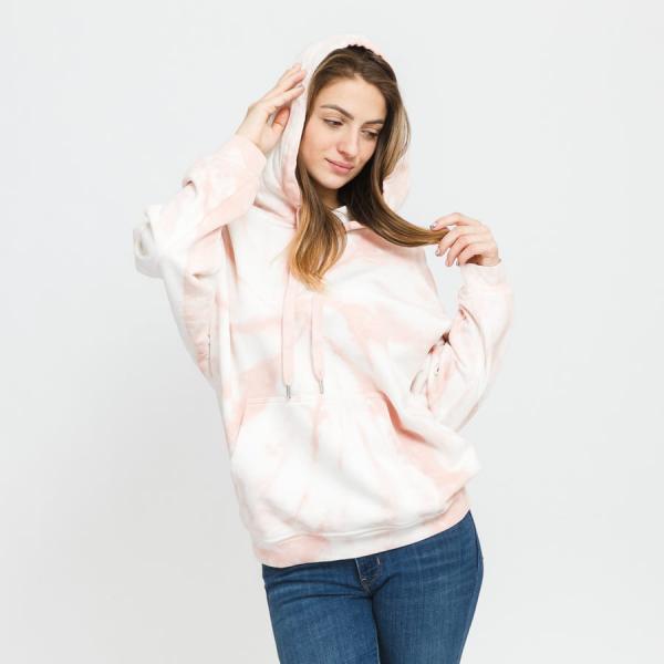 Mikina Levi's ® Rider Hoodie White/ Pink XS