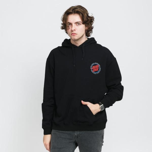 Mikina Santa Cruz Hollowring Dot Hood černá