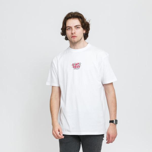 Tričko s krátkým rukávem Santa Cruz Winkowski Birdcage Tee bílé