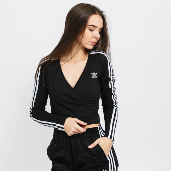 Dámské tričko s dlouhým rukávem adidas Originals Long Sleeve Black