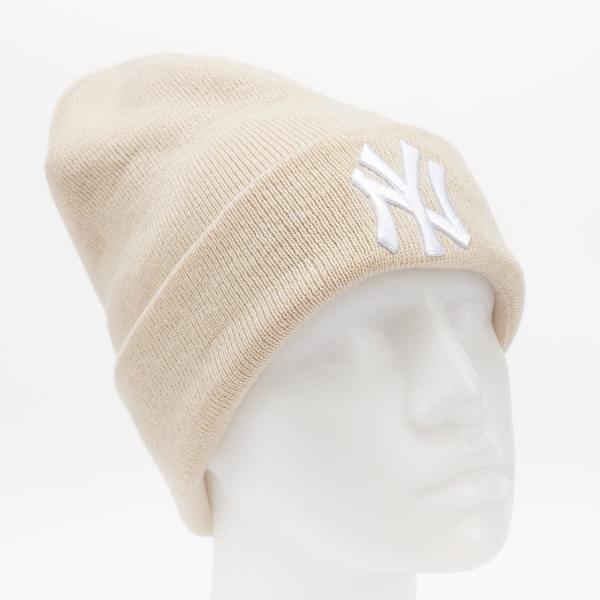Kulich New Era MLB Wmns Pop Base Cuff Knit NY Béžový