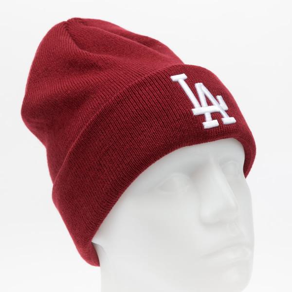 Kulich New Era MLB Wmns Pop Base Cuff Knit LA vínový